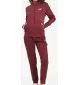 Puma Tuta Zip Essentials Textured Foil Logo Fleece Girls Rosso Spento | Puma | 