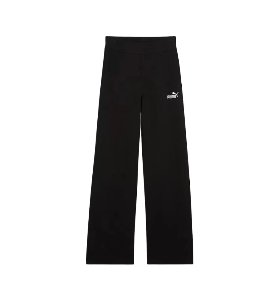 Puma Leggings Essential Small No. 1 Logo High-Waist Straight Nero 682428-01