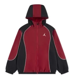 Jordan Giacca Color Block Wind Jacket Boys Rosso Nero 95F395-R78