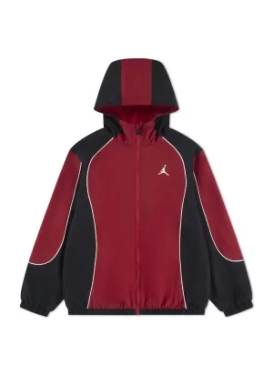 Jordan Giacca Color Block Wind Jacket Boys Rosso Nero 95F395-R78
