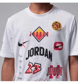 Jordan T-shirt Dynasty Patch Boys Bianco | Jordan | 