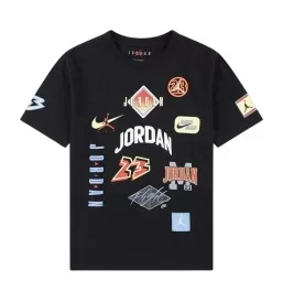 Jordan T-shirt Dynasty Patch Boys Nero 95F385-023