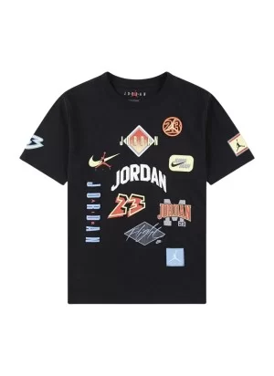 Jordan T-shirt Dynasty Patch Boys Nero 95F385-023