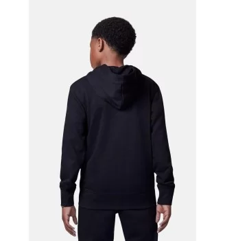 Jordan Felpa Cappuccio Zip Brooklyn French Terry Boys Nero | Jordan | 