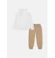 Jordan Tuta Brooklyn French Terry Kids Bianco E Beige | Jordan | 