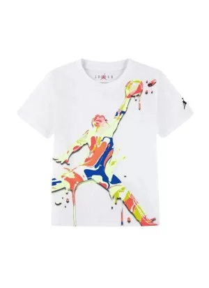 Jordan T-shirt Spr Splash Paint Spill Boys Bianco v