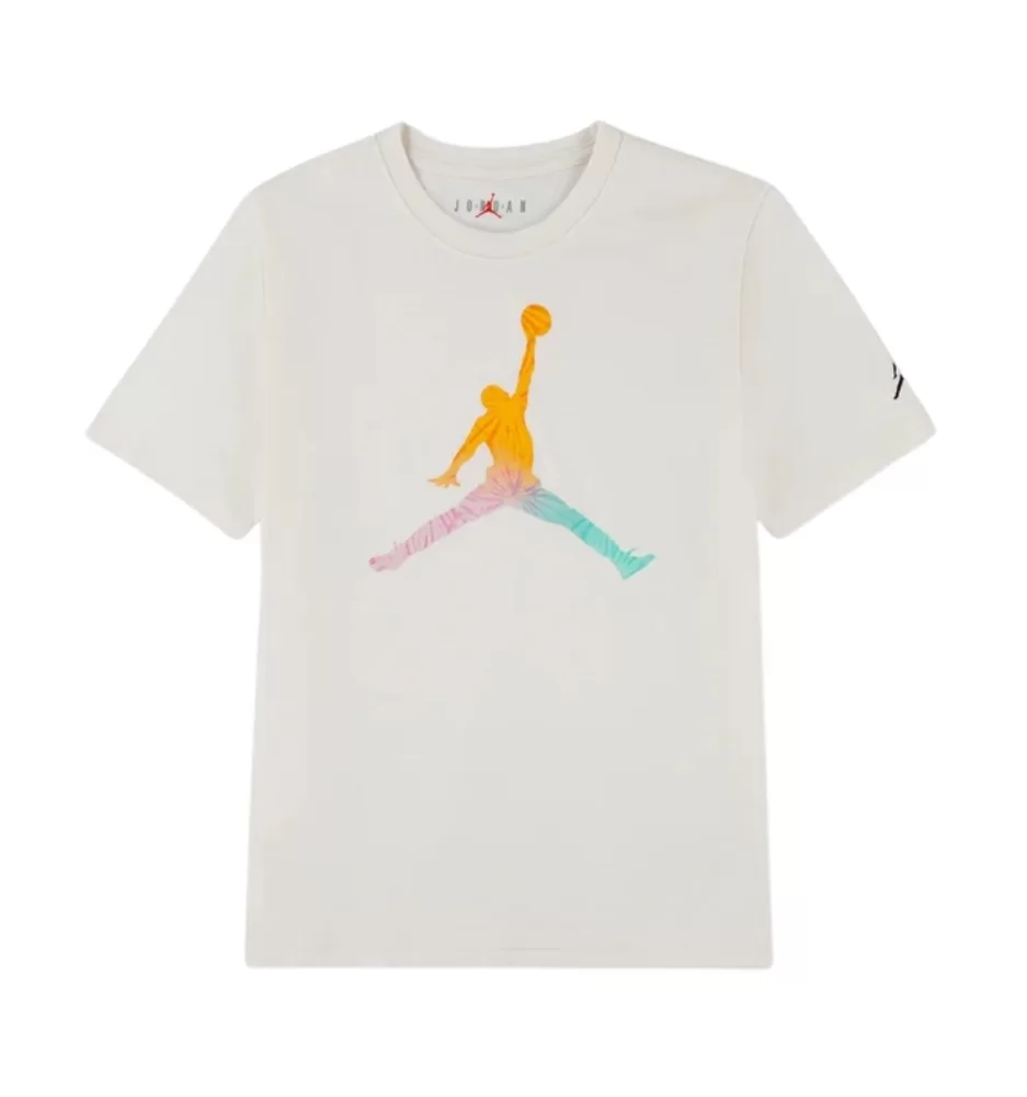 Jordan T-shirt Tie Dye Boys Bianco 95F822-001