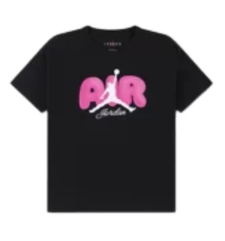 Jordan T-shirt Air Bubble Girls Nero