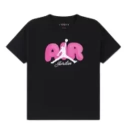 Jordan T-shirt Air Bubble Girls Nero