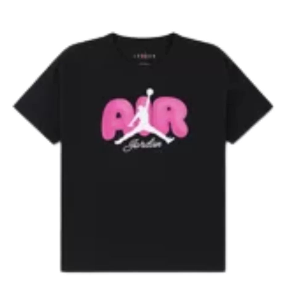Jordan T-shirt Air Bubble Girls Nero