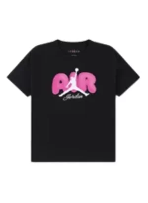 Jordan T-shirt Air Bubble Girls Nero