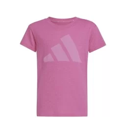 Adidas T-shirt Big Logo Win Girls Rosa JC9779