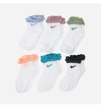 Nike Calzini Ruffle Caviglia Ankle Sock 6 Paia Bianco E Multicolore | Nike | 