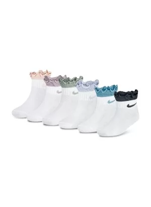 Nike Calzini Ruffle Caviglia Ankle Sock 6 Paia Bianco E Multicolore GN0925-AAJ