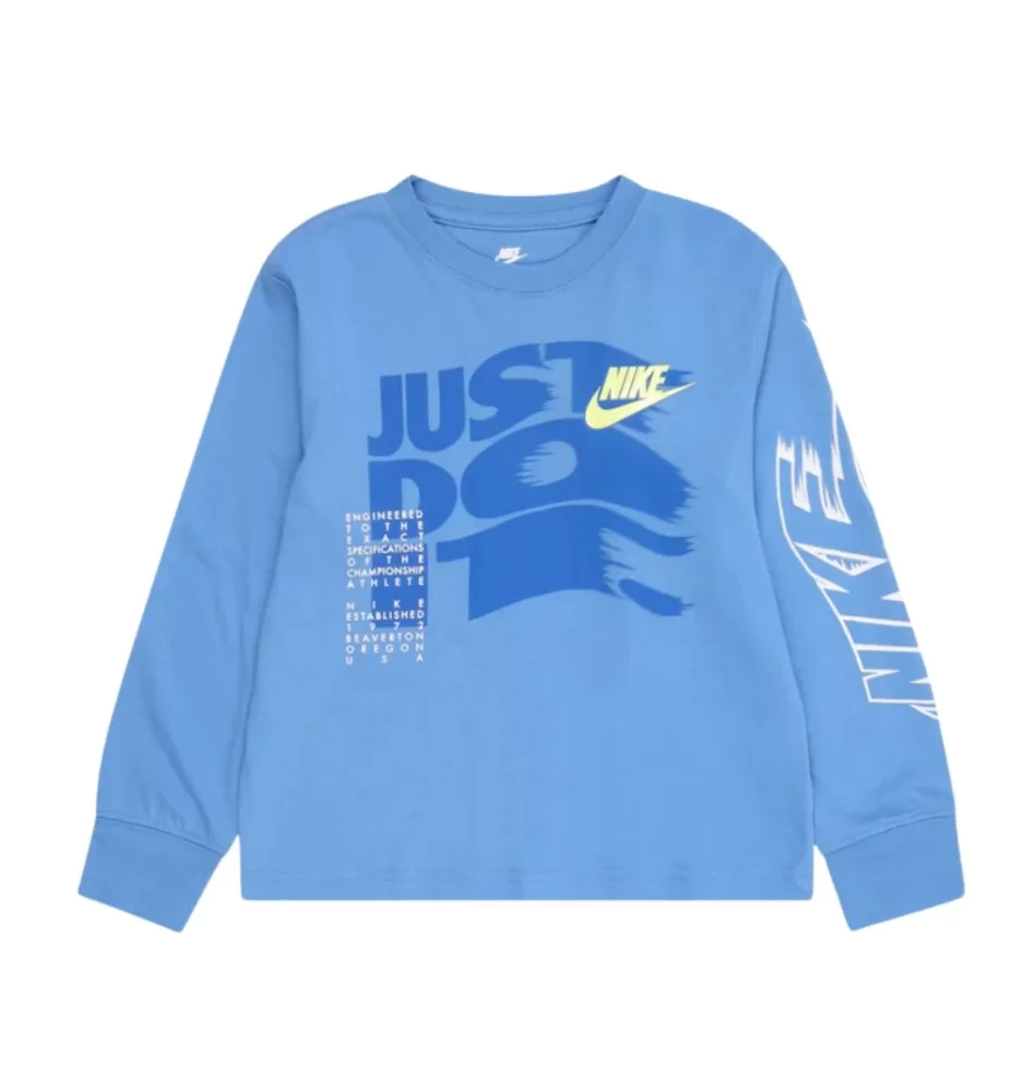 Nike Maglia On The Move Boys Celeste 86M759-UAV