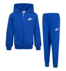 Nike Tuta Club French Terry Kids Blu 86M485-U89