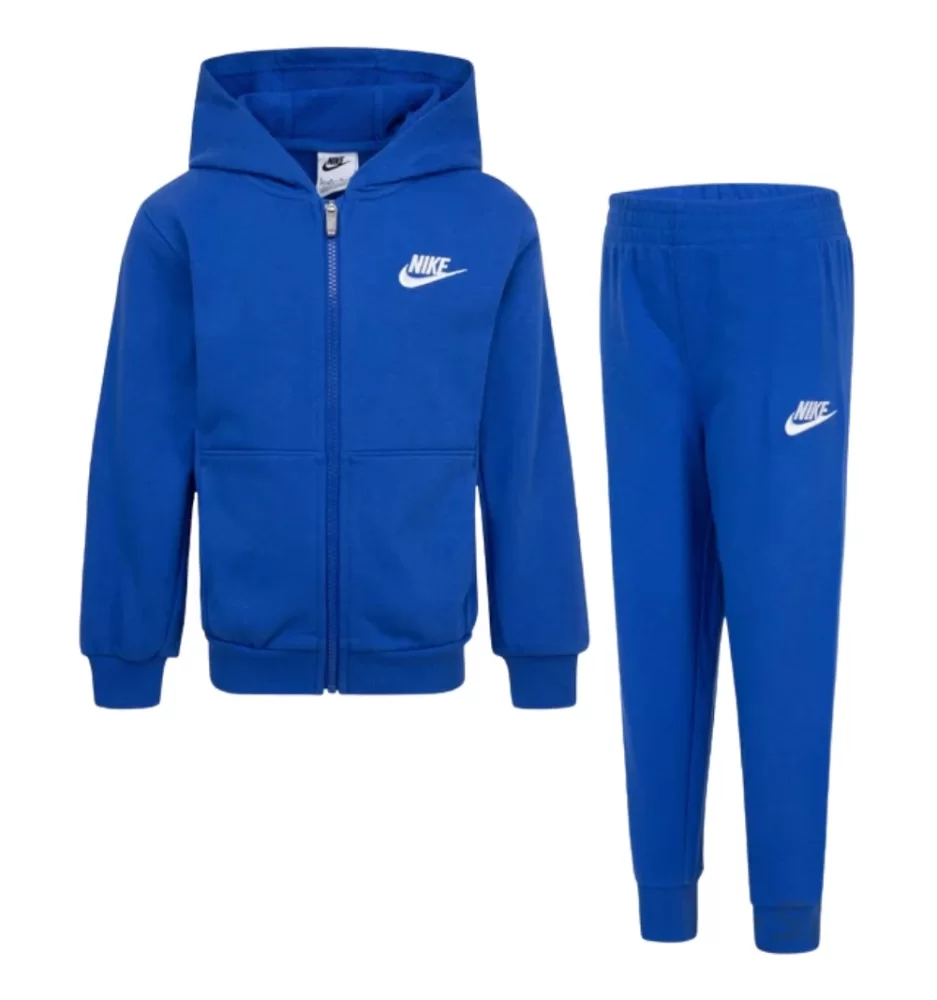 Nike Tuta Club French Terry Kids Blu 86M485-U89