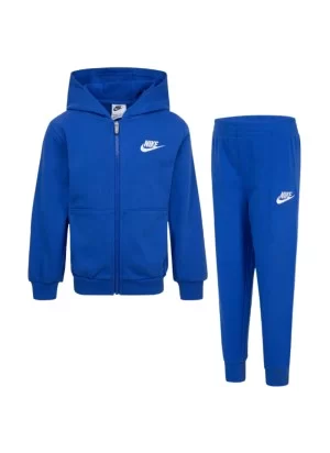 Nike Tuta Club French Terry Kids Blu 86M485-U89