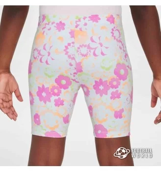 Nike Tuta Flow Ral All Over Print Leggings Bike Inf Bianco Rosa Scuro | Nike | 