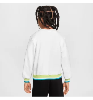 Nike Felpa Outside Lines French Terry Boys Bianco | Nike | 