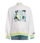 Nike Felpa Outside Lines French Terry Boys Bianco 86M684-001