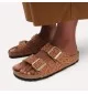 Birkenstock Ciabatta Arizona Stretta Leo Pecan Marrone Arancio | Birkenstock |
