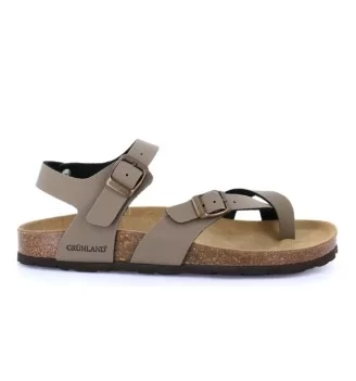 Grünland Infradito Sandalo Sara 0004 Tortora SB 0004 40 SARA TORTORA