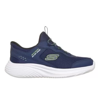 Skechers Scarpe Bounder Pro Blu Verde Bianco 404208L NVY