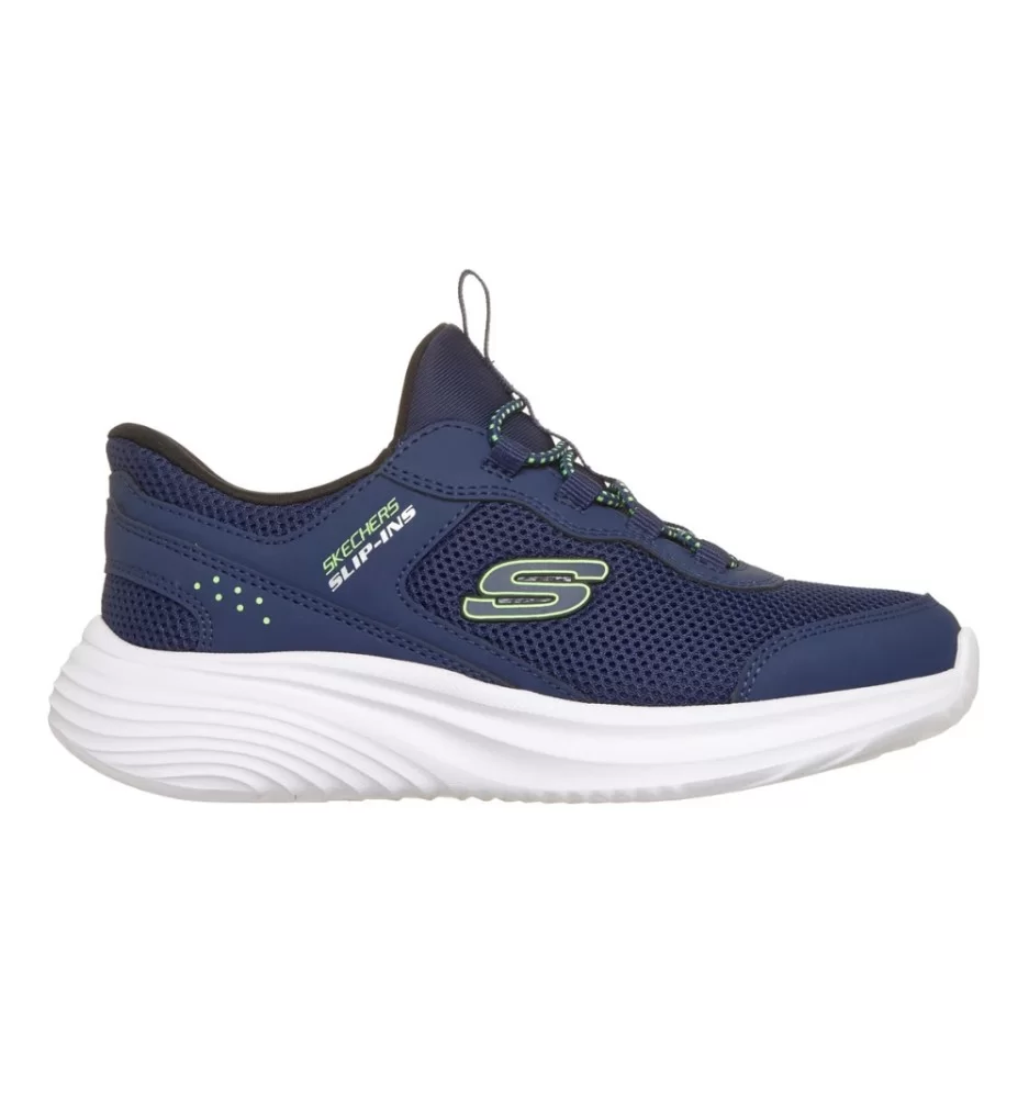 Skechers Scarpe Bounder Pro Blu Verde Bianco 404208L NVY