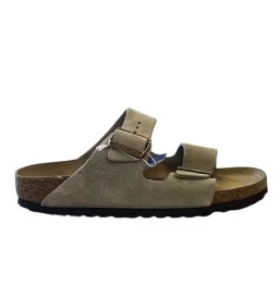 Birkenstock Ciabatta Arizona Stretta Taupe Grigio 051463