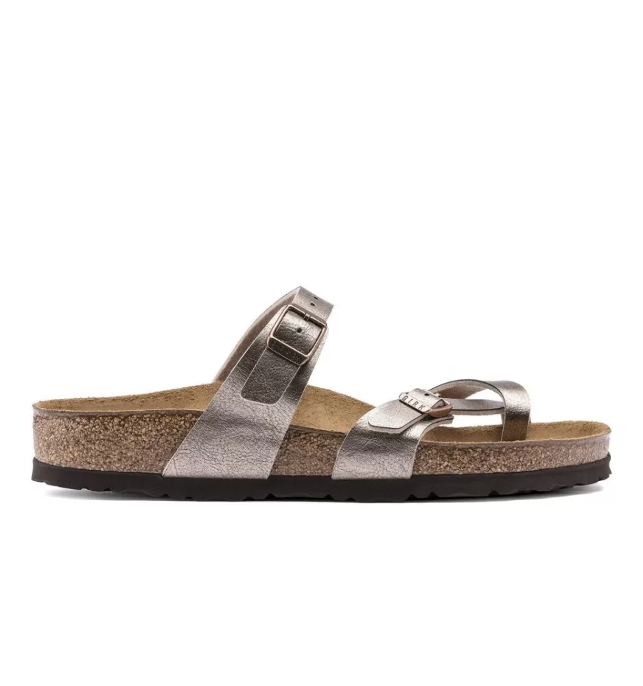 Birkenstock Infradito Mayari Regolare Birko Flor Graceful Taupe 1016408