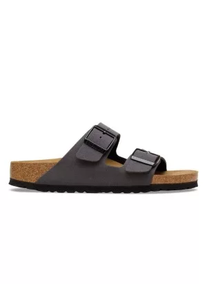 Birkenstock Ciabatta Arizona Stretta Velvet Grigio 1032023