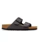 Birkenstock Ciabatta Arizona Stretta Velvet Grigio 1032023