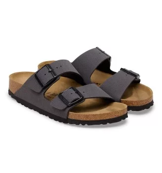 Birkenstock Ciabatta Arizona Stretta M Velvet Grigio | Birkenstock | 