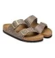 Birkenstock Ciabatta Arizona Stretta W Leo Grigio Taupe | Birkenstock |