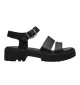 Timberland Sandali Stone Street Backstrap Full Grain Nero v