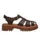 Timberland Sandali Stone Street Fisherman Full Grain Marrone Scuro TB0A5S65W011