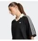 Adidas T-shirt Polo Crochet Nero Bianco | Adidas |