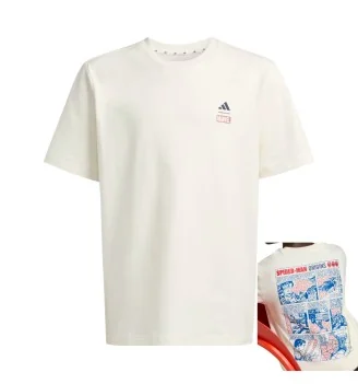 Adidas T-shirt Marvel Spider-Man Graphic Kids Bianco JZ3555
