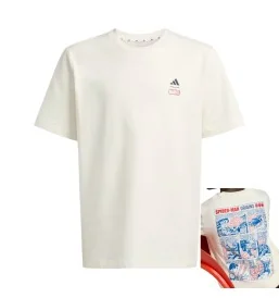 Adidas T-shirt Marvel Spider-Man Graphic Kids Bianco JZ3555