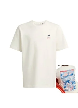 Adidas T-shirt Marvel Spider-Man Graphic Kids Bianco JZ3555