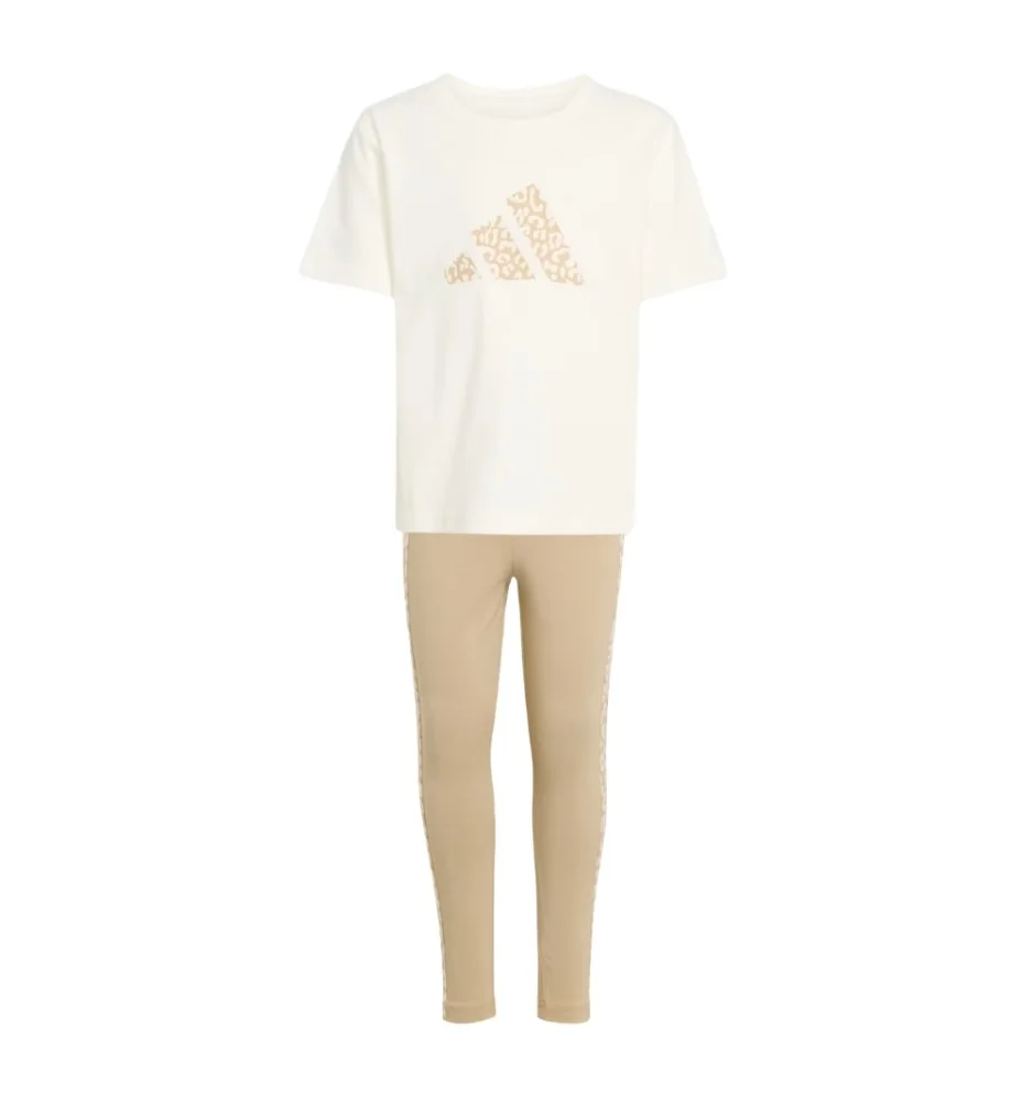 Adidas Tuta Seasonals Animal Kids Bianco Beige KB6988 Adidas Tuta Seasonals Animal Kids Bianco Beige KB6988