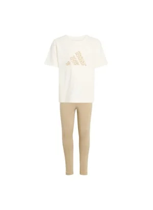 Adidas Tuta Seasonals Animal Kids Bianco Beige KB6988