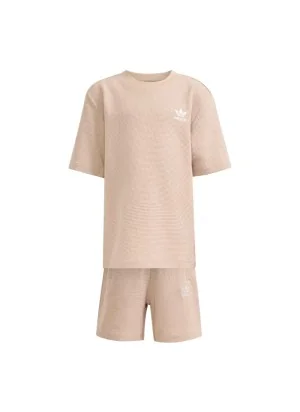 Adidas Tuta Loose Waffle Kids Beige KC8082