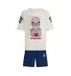 Adidas Tuta Marvel Kids Bianco Blu JZ3544