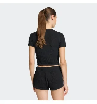 Adidas T-shirt Knitted Crochet Cali Nero | Adidas | 