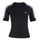 Adidas T-shirt Cali Knitted Crochet Nero KD5445 P26