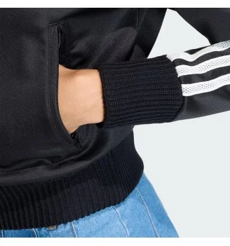 Adidas Giacca Firebird Track Top Knitted Crochet Details Nero | Adidas | 