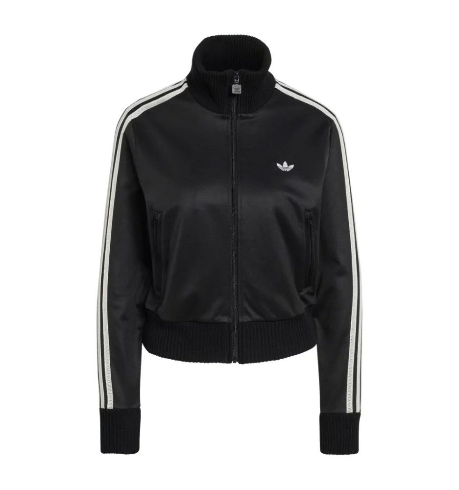 Adidas Giacca Firebird Track Top Knitted Crochet Details Nero KD5455