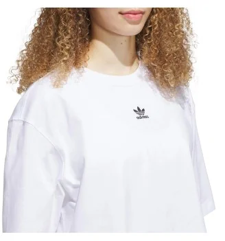 Adidas T-shirt Crop Essential Bianco | Adidas | 